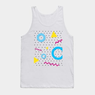 Geometric pop art 90s pattern Tank Top